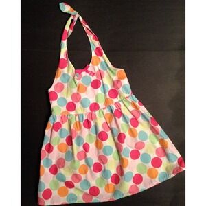 Gymboree Popsicle Party Swing Polka Dot Top 9 EUC
